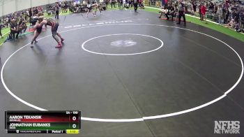 190 lbs Semifinal - Aaron Tekansik, Douglas vs Johnathan Eubanks, Reed