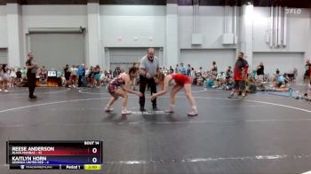118 lbs Round 4 (8 Team) - Reese Anderson, Black Mambas vs Kaitlyn Horn, Georgia United Red