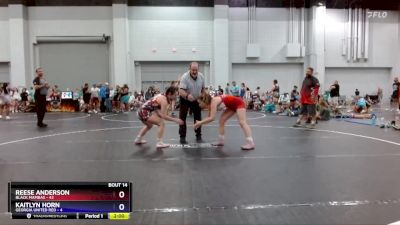 118 lbs Round 4 (8 Team) - Reese Anderson, Black Mambas vs Kaitlyn Horn, Georgia United Red