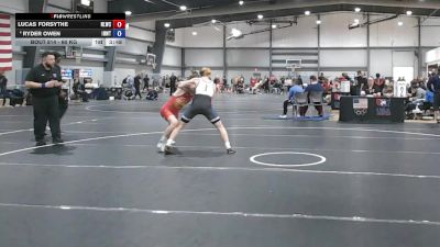 60 kg Champ. Rd Of 16 - Lucas Forsythe, New Lenox Wrestling Club vs Ryder Owen, Inland Northwest Wrestling Training Center