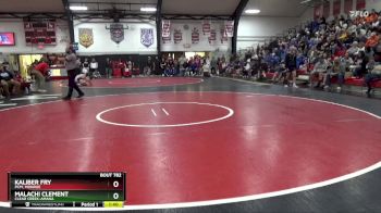 126 lbs Cons. Round 3 - Malachi Clement, Clear Creek-Amana vs Kaliber Fry, PCM, Monroe