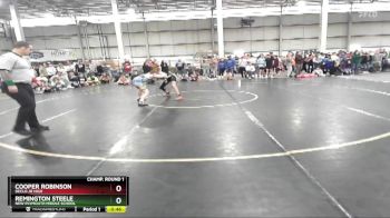 110 lbs Cons. Round 2 - Cooper Robinson, Declo Jr High vs Remington Steele, New Plymouth Middle School