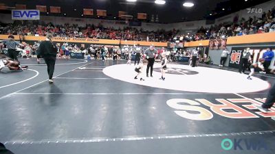 52 lbs Round Of 16 - Kayson Scott, Woodward Youth Wrestling vs Kannon Keith, Midwest City Bombers Youth Wrestling Club