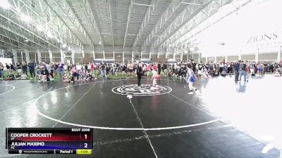 67 lbs Quarterfinal - Cooper Crockett, UT vs Julian Maximo, AZ