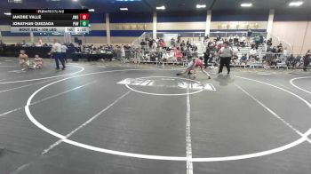 106 lbs Round Of 32 - JaKobe Valle, Jimenez Trained Academy vs Jonathan Quezada, Paw