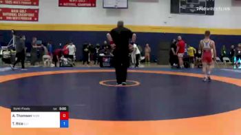 60 kg Semifinal - Alex Thomsen, Nebraska Wrestling Training Center vs Travis Rice, Illinois Regional Training Center/Illini WC