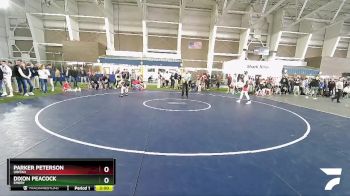 126 lbs Champ. Round 2 - Dixon Peacock, Emery vs Parker Peterson, Uintah