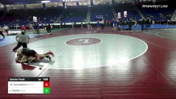 195 lbs Quarterfinal - Bennett Sonneborn, Natick vs Jason Foster, Keene