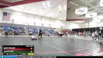 85 lbs Round 1 - Luke Phillips, MI vs Logan Raef, IN