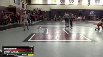 138 lbs Round 1 - Carter Cajthaml, NH/TV vs Bentlee Sloan, PCM, Monroe