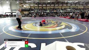 114 lbs Consi Of 8 #2 - Sybella Landrie, Berlin vs Jordan Richardson, Cumberland