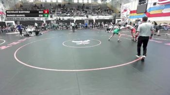 157 lbs Semis & 3rd Wb (16 Team) - Parker Marvel, Kelly Walsh vs Nicholas Martinez, Natrona County