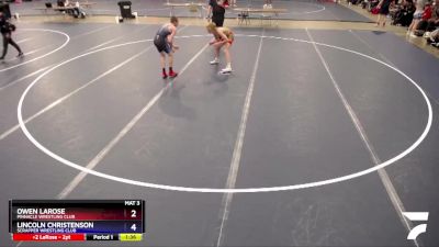 106 lbs Semifinal - Owen LaRose, Pinnacle Wrestling Club vs Lincoln Christenson, Scrapper Wrestling Club