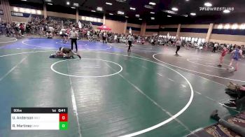 90 lbs Consi Of 8 #2 - Uriah Anderson, Delta WC vs Raiden Martinez, Unaffiliated