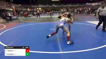 109 lbs Round Of 64 - Caden Tablada, Rocklin Ruckus WC vs Tristan Zaragoza, Unattached