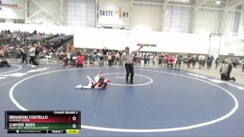 66 lbs Champ. Round 2 - Carter Sikes, Black Belt Wrestling Academy vs Brandon Costello, Club Not Listed