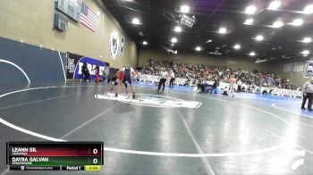 115 lbs Cons. Round 4 - Dayra Galvan, Strathmore vs LeAnn Gil, Coalinga