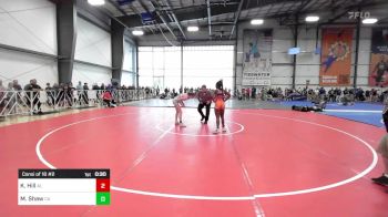 120 lbs Consi Of 16 #2 - Kalyse Hill, AL vs Makenzie Shaw, CA