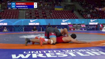 92 kg 1/2 Final - Sergey Sargsyan, Armenia vs Andro Margishvili, Georgia