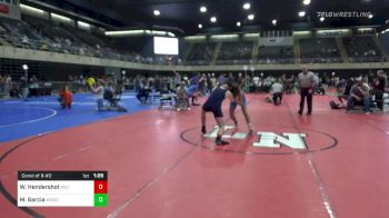 140 lbs Consi Of 8 #2 - William Hendershot, Milton vs Michael Garcia, Woodbridge