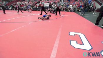 40 lbs Consi Of 4 - Kolsen Ashley, Blackwell Wrestling Club vs Koen Behenna, Team Guthrie Wrestling