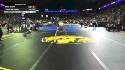 144 lbs Consi Of 16 #2 - Paul Knapp, Martin Luther King (SS) vs Braden Priest, Bakersfield (CS)