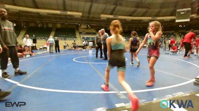 64 lbs Rr Rnd 3 - Jolee Bryant, Oklahoma Supergirls 12U vs Hailey Lollis, Oklahoma Cowgirls