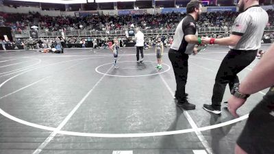 49 lbs Round Of 16 - Isaac Diaz, Team Central WC vs Valor Bjostad, Cywc