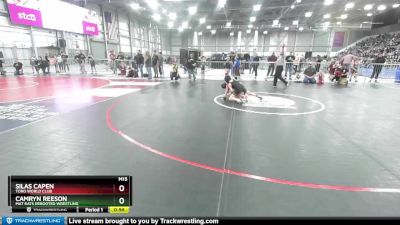 79-82 lbs Round 1 - Camryn Reeson, Mat Rats Rebooted Wrestling vs Silas Capen, Toro World Club