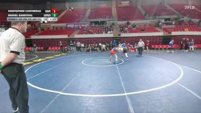 113 lbs Round 5 - 1st, 3rd, 5th, And 7th - Miguel Sandoval, Amarillo Caprock vs Kristopher Contreras, Grapevine