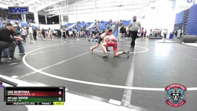 110 lbs Placement (4 Team) - Jax Quintana, Untouchables Purple vs Nyjah Wood, SEK Elite