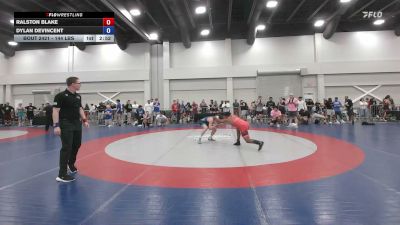 144 lbs Cons. Rd Of 16 - Ralston Blake vs Dylan DeVincent