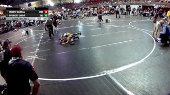 45 lbs Cons. Round 3 - Jaxon Garcia, Chadron Junior Wrestling Club vs Everett Codr, Seward Wrestling Club