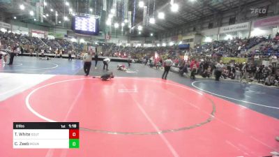 61 lbs Round Of 16 - Treagen White, Southwest Hammers vs Colton Zeeb, Mountain Grapplers WC