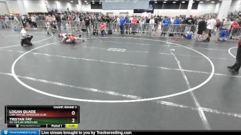 144 lbs Champ. Round 2 - Logan Quade, Lake Crystal Wrestling Club vs Tristan Fay, 512 Outlaw Wrestling