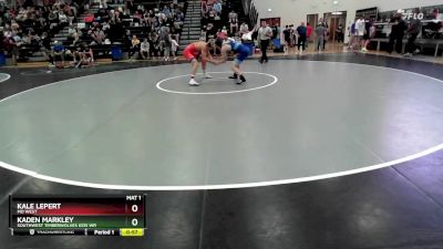 150 lbs Cons. Round 3 - Kale Lepert, MO West vs Kaden Markley, Southwest Timberwolves Kids Wr