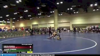 114 lbs Placement (16 Team) - Jazmin Gorder, Montana vs Jolyn Pozehl, Nebraska Tidal Wave