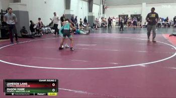 80 lbs Champ. Round 2 - Jameson Lang, Techfall Wrestling Club vs Mason Mabe, Techfall Wrestling Club