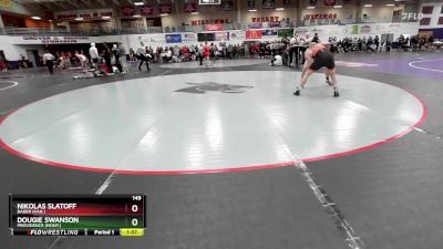 149 lbs Cons. Round 6 - Dougie Swanson, Providence (Mont.) vs Nikolas Slatoff, Baker (Kan.)