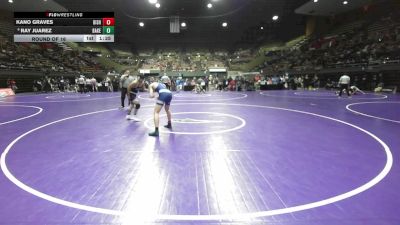 167 lbs Round Of 16 - Kano Graves, Bishop vs Ray Juarez, Bakersfield