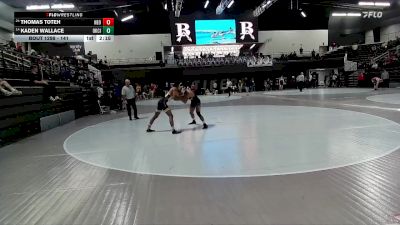 141 lbs Cons. Round 4 - Thomas Toteh, Northeastern Oklahoma vs Kaden Wallace, Oklahoma City