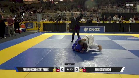 Frankee L Truong vs Psalm Rosol Destiny Fields 2025 Pan Kids Jiu-Jitsu IBJJF Championship