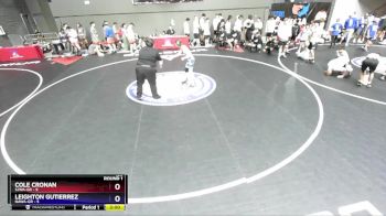 120 lbs Round 1 (16 Team) - Cole Cronan, SJWA-GR vs Leighton Gutierrez, NAWA-GR