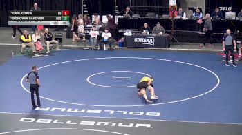 7th Place Match - Carl Coats, New Underwood vs Donovan Sandven, Kingsbury County