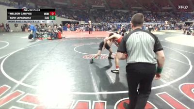 6A Boys 132 lbs Cons. Round 4 - Kovi Lefkowitz, Clackamas Boys vs Nelson Campos, McMinnville Boys