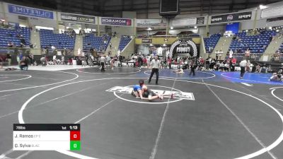 78 lbs Final - Jeremy Ramos, EP Enforcers vs Quik Sylva, Black Hills Wr Ac