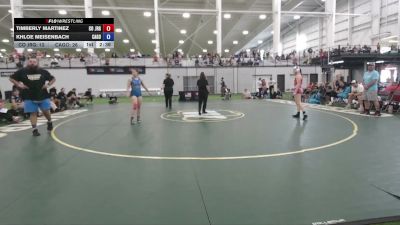 145 lbs Timberly Martinez, Colorado vs Khloe Meisenbach, California Gold J