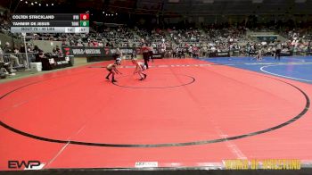 40 lbs Quarterfinal - Colten Strickland, Backyard Brawlers vs YahMiir De Jesus, Team Of Hard Knox