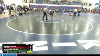 152 lbs Cons. Round 3 - Wyatt Matthews, Lake City vs Nathan Booth, Lake City