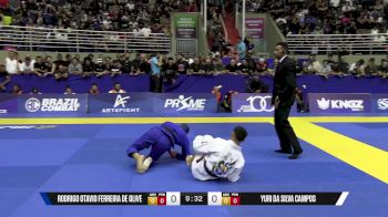 Yuri Da Silva Campos vs Rodrigo Otavio Ferreira De Olive 2025 Brasileiro Jiu-Jitsu IBJJF
